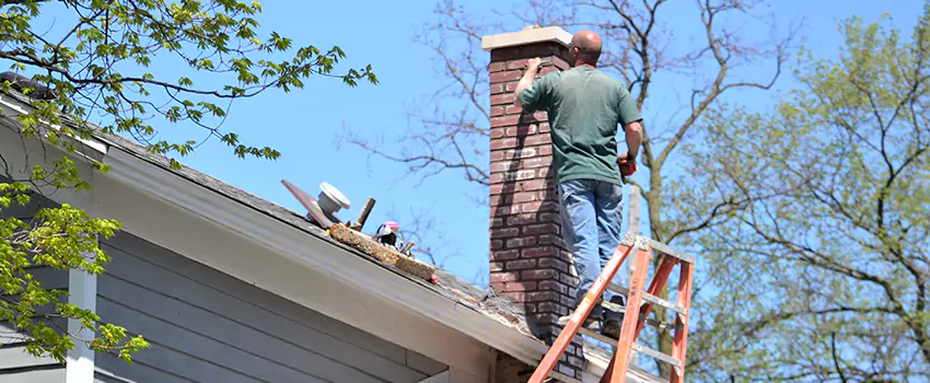 Vinyl and PVC Chimney Flashing Installation in Severn, MD