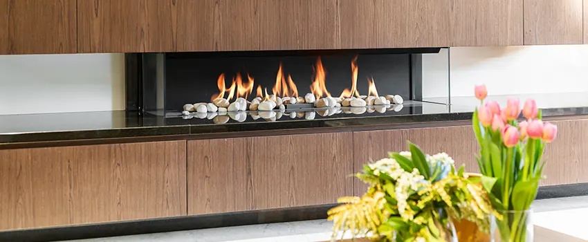 Double-height Fireplace Design Refurbishment in Severn, Maryland