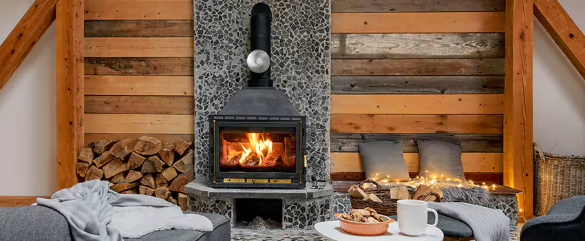 Thelin Hearth Products Direct Vent Gas Stove Fireplace Inspection in Severn, Maryland